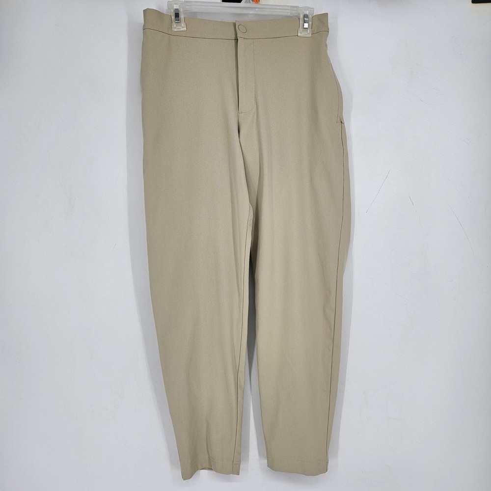 VRST Pants Mens Medium Slim Taper Tan Beige Performance Chino Casual